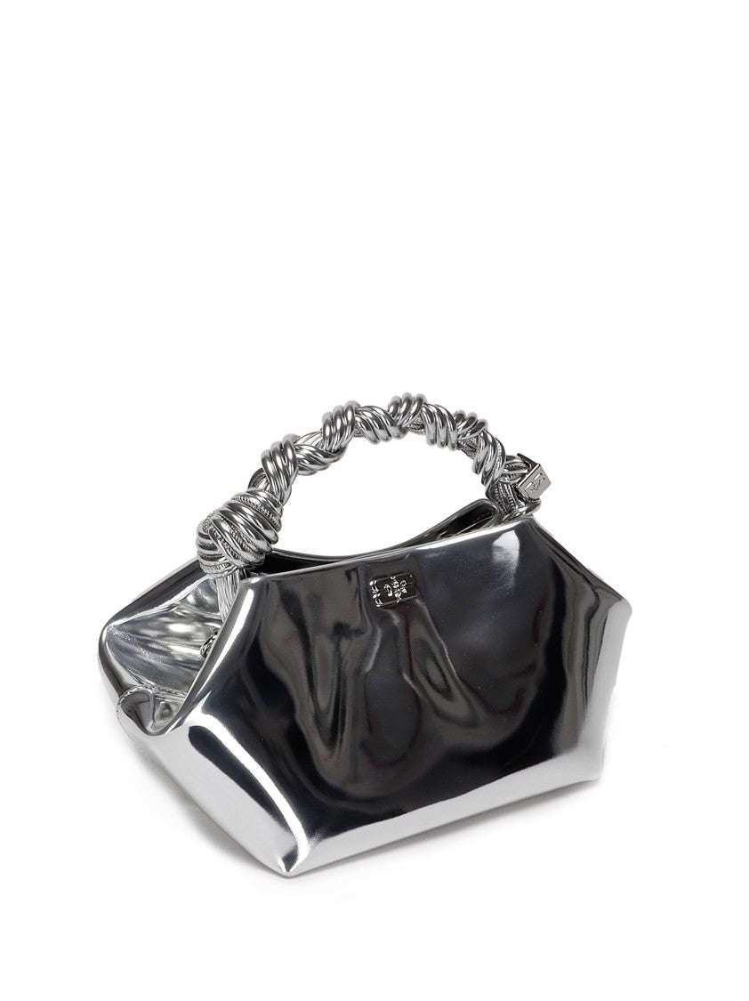 Ganni Structured Small Bou Bag With Reflective Surface