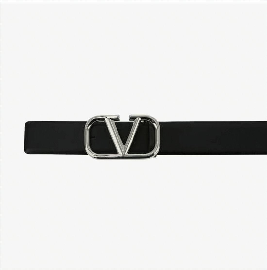 Valentino Garavani Black Leather Belt