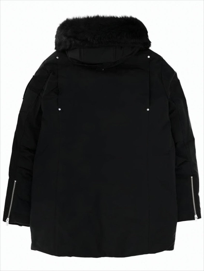 Moose Knuckles Original Shearling Parka With Detachable Fur Trim