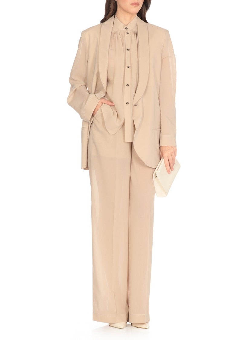 Philosophy Di Lorenzo Serafini Beige Cotton Blend Blazer