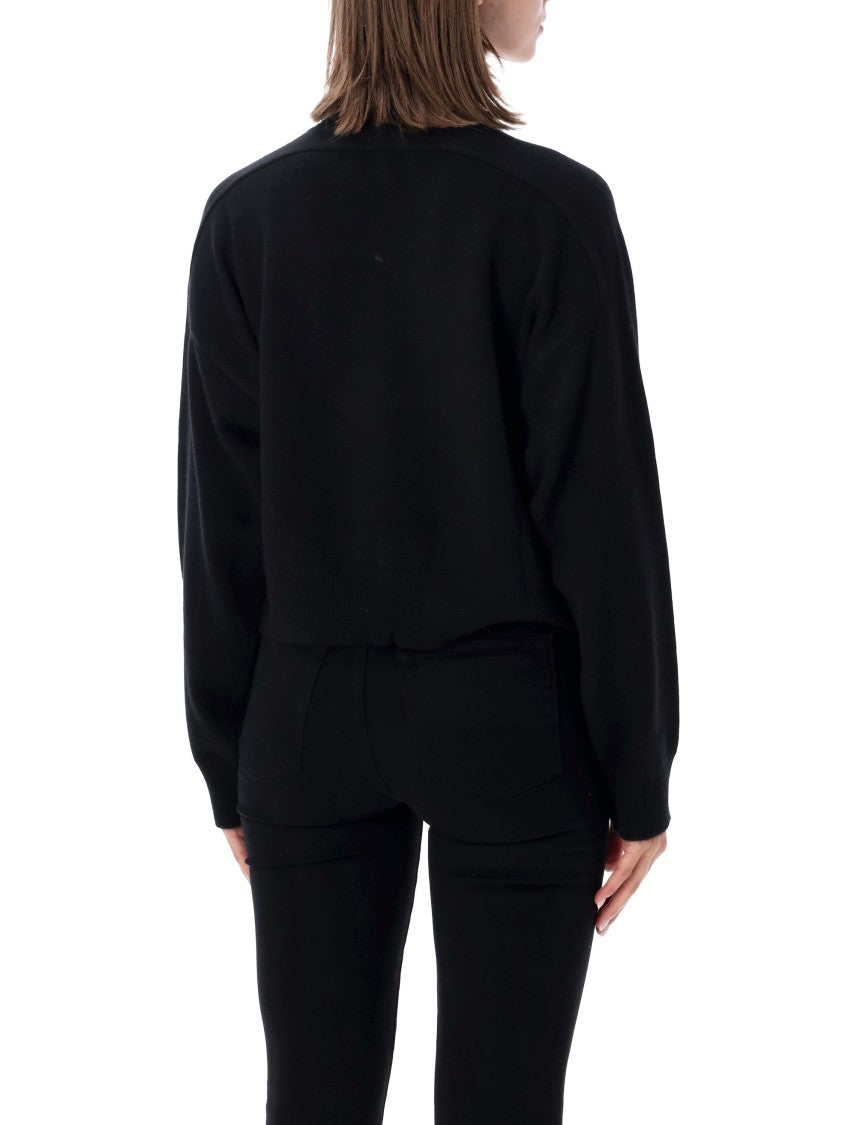 Loulou De Saison Anzor V-Neck Cashmere Boxy Sweater
