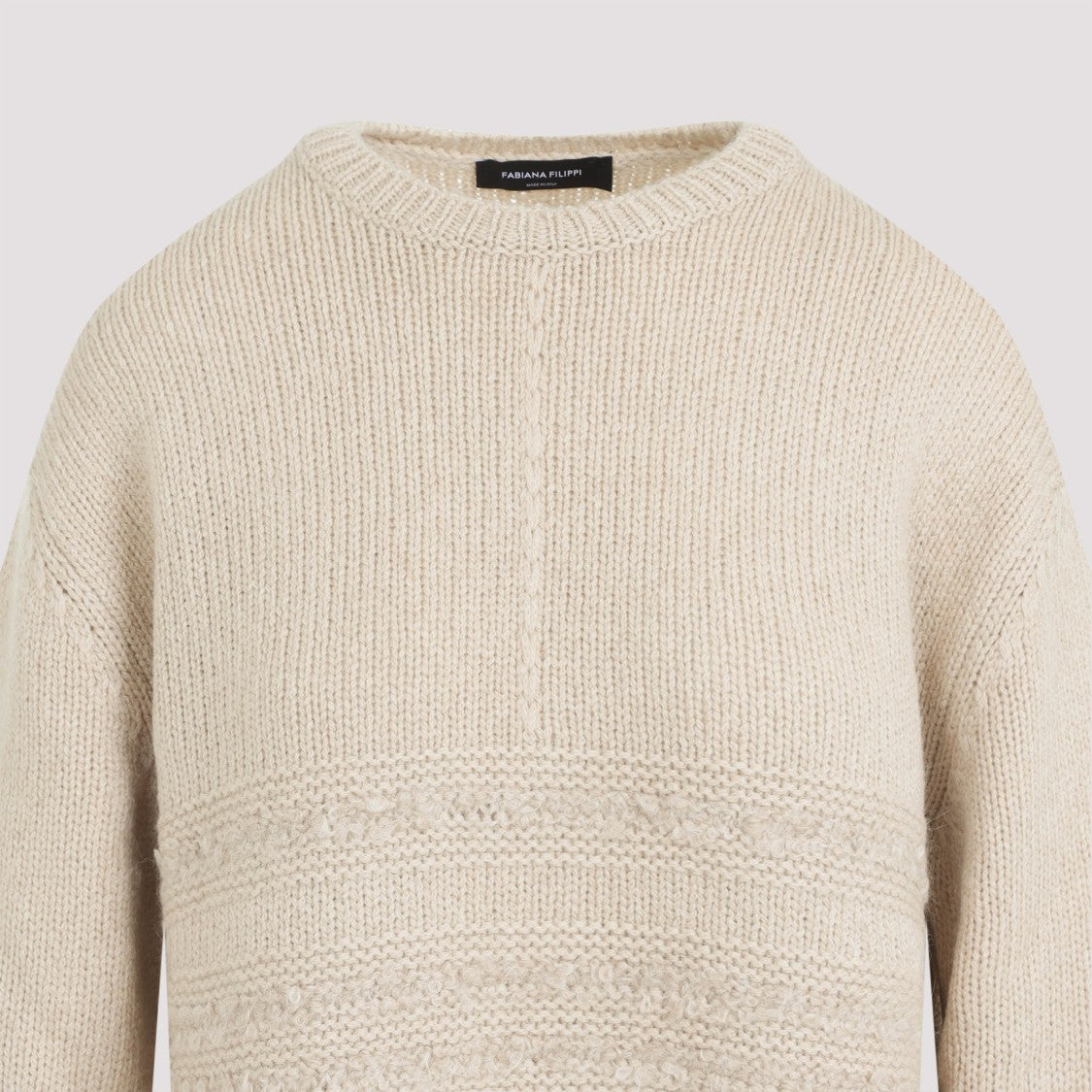 Fabiana Filippi Beige Camel Sweater