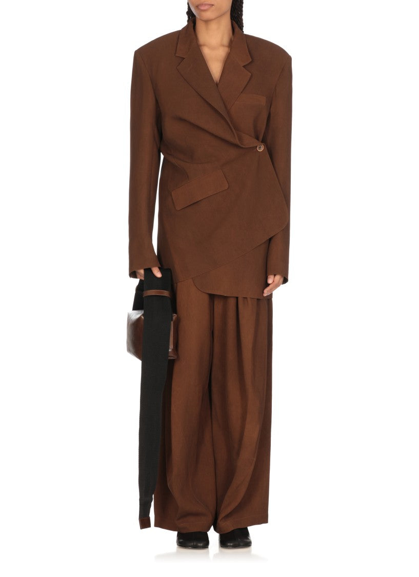 Uma Wang Brown Paw Pants