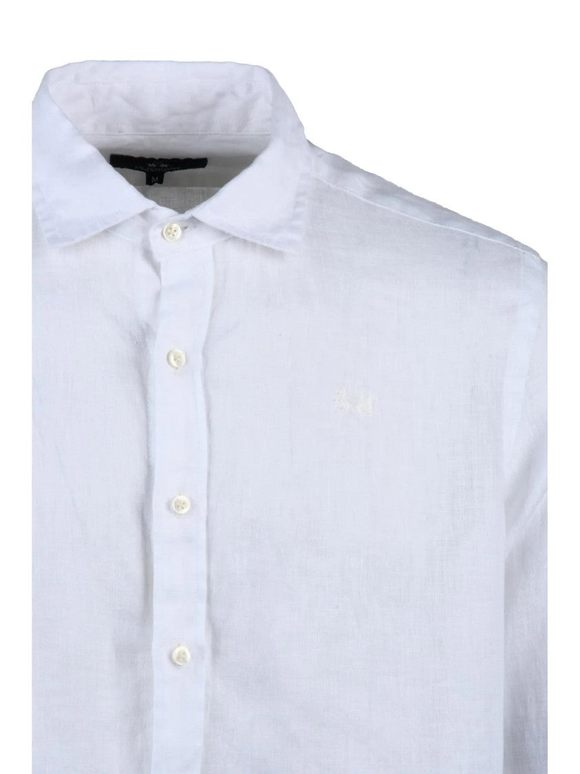 La Martina White Linen Shirt