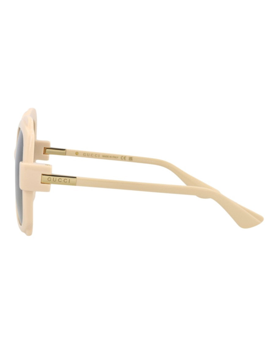 Gucci Round-Frame Injection Sunglasses