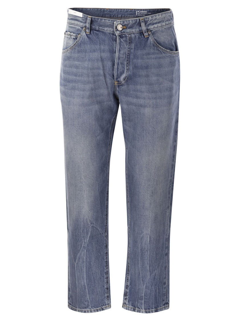 Pt Torino Rebel- Straight-Leg Jeans
