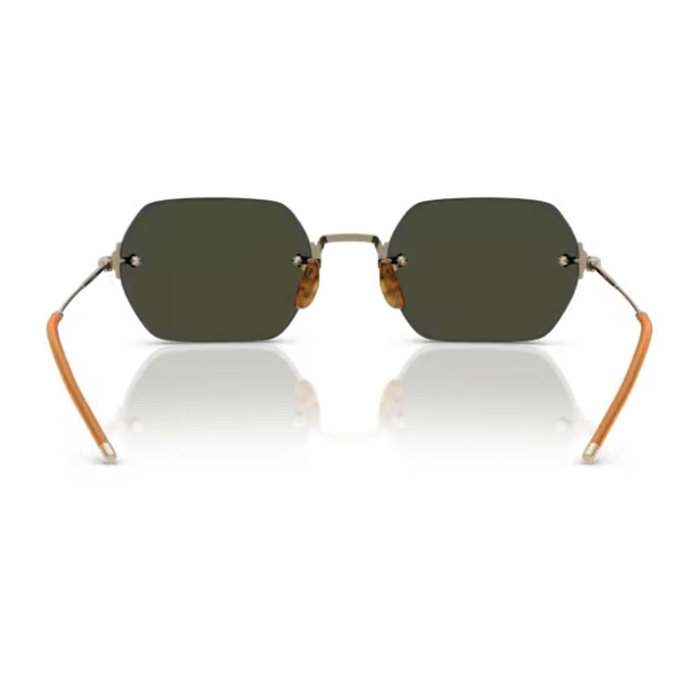 Oliver Peoples Ov1353st Tk-13 Rimless Gold-Tone Titanium Sunglasses