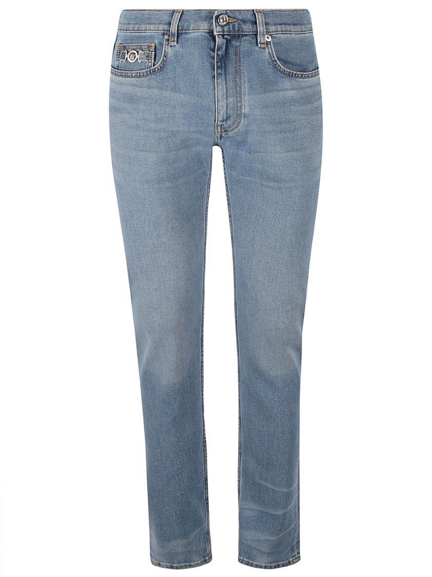 Versace Light Blue Slim Fit Jeans