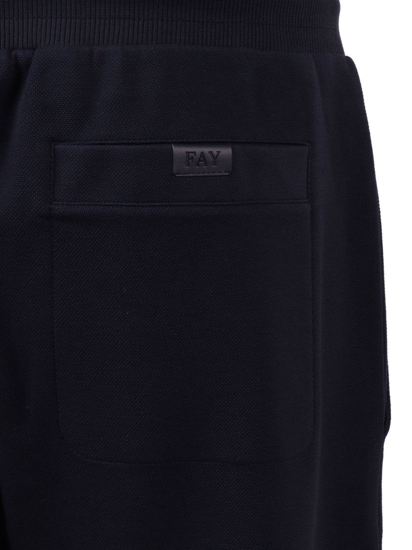 Fay Relaxed Fit Black Sweatpants