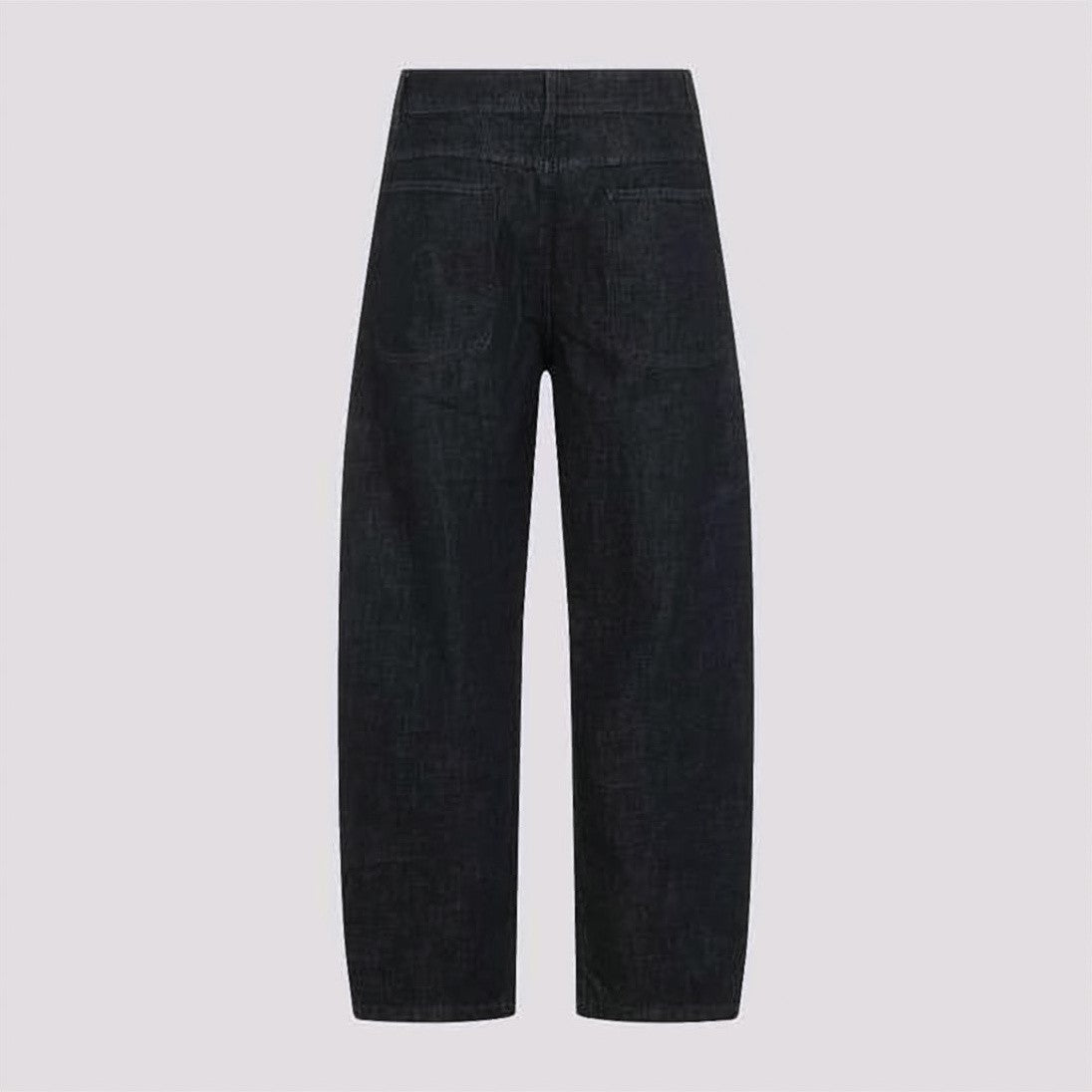 Lemaire Twisted Indigo Denim Casual Pants With Relaxed Silhouette
