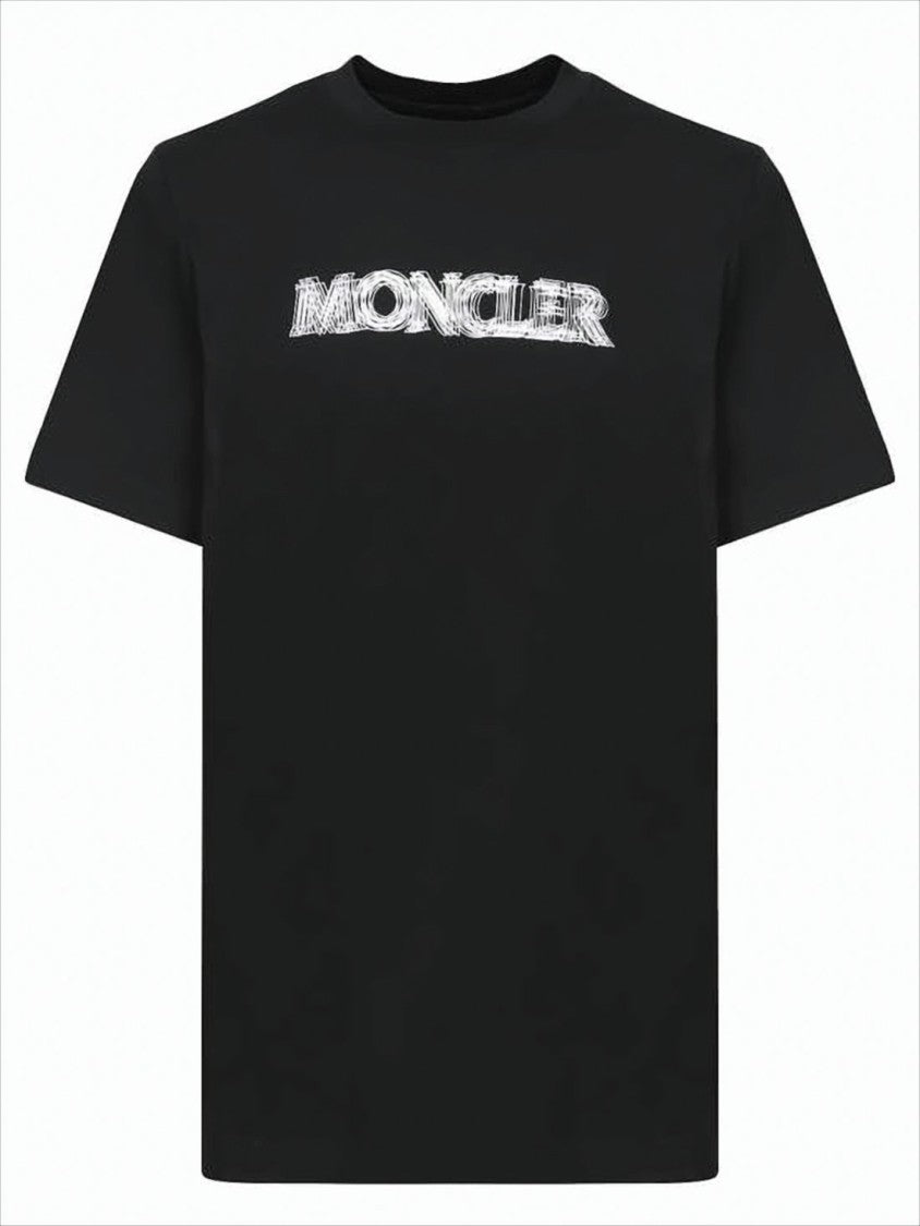 Moncler Short-Sleeved Cotton T-Shirt With Graphic Design