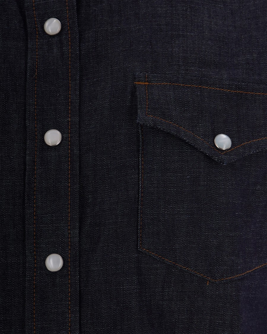 A.P.C. Indigo Western Shirt