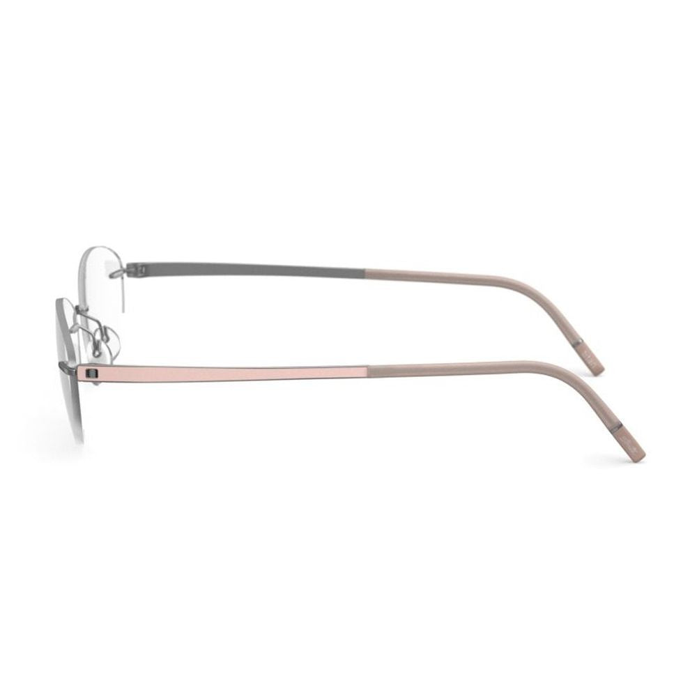 Silhouette 5529/Ii Rimless Oval Titanium Eyeglasses With Design