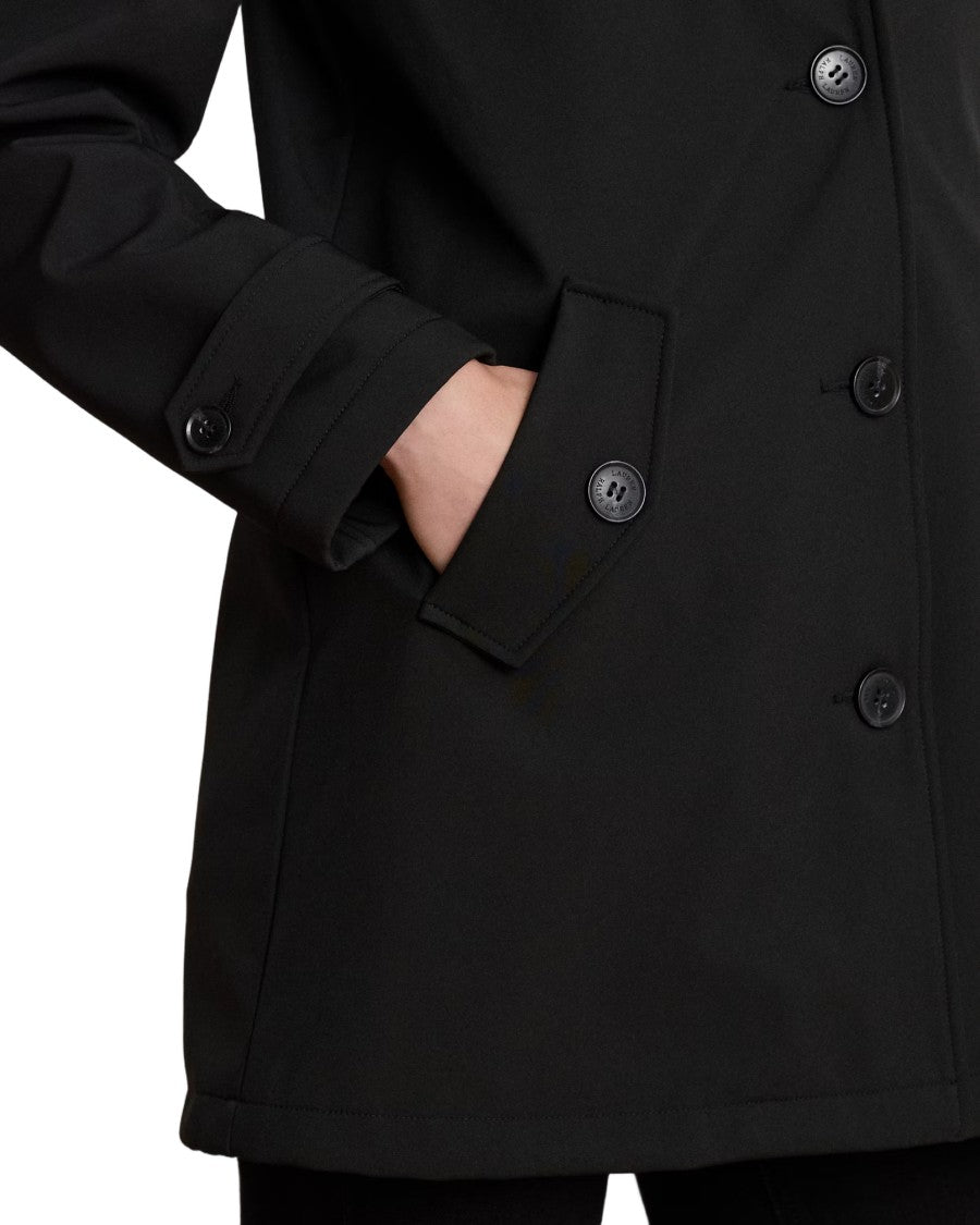 Lauren Ralph Lauren Unlined Short Coat With Button Closure