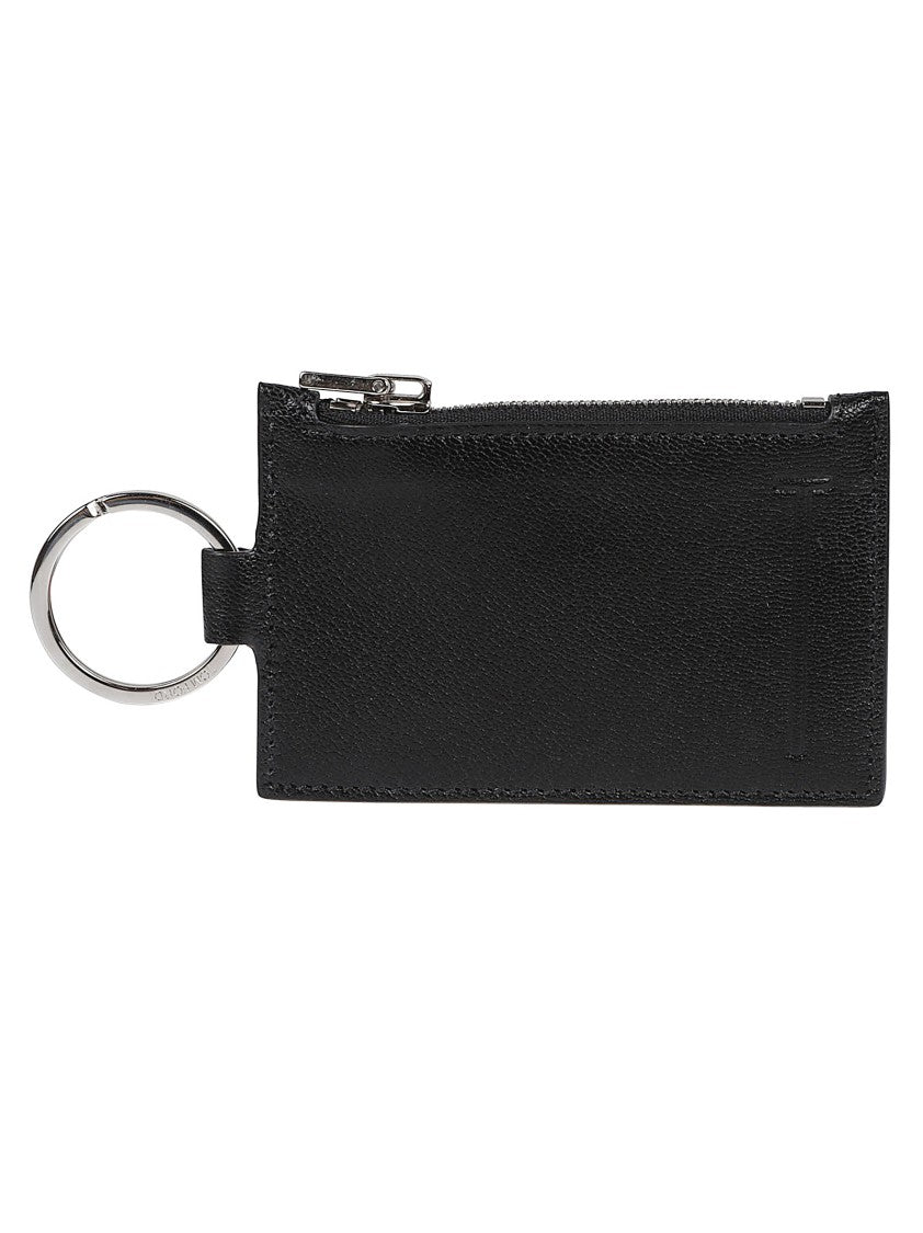 Tom Ford Logo Print Goat Skin Wallet