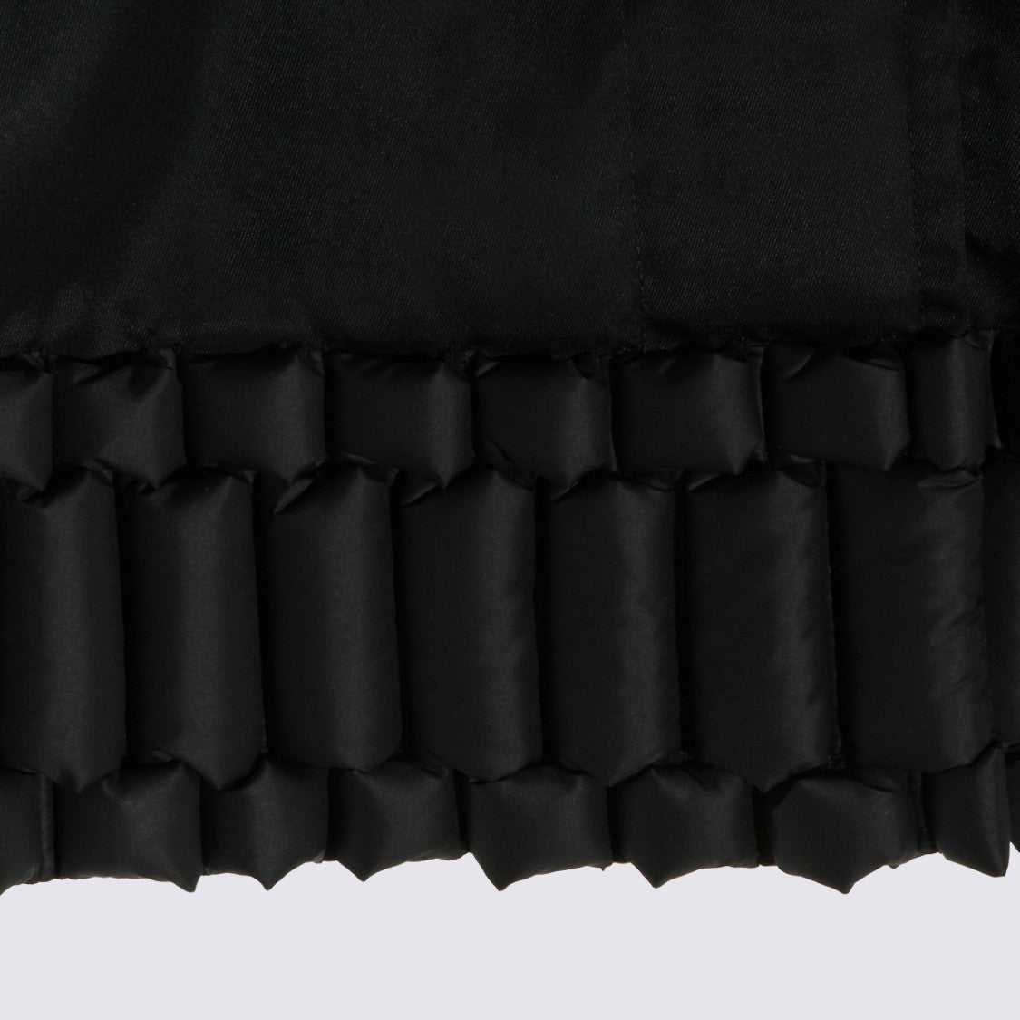 Raxxy Boxy High-Collar Jacket With Padded Trim Detail