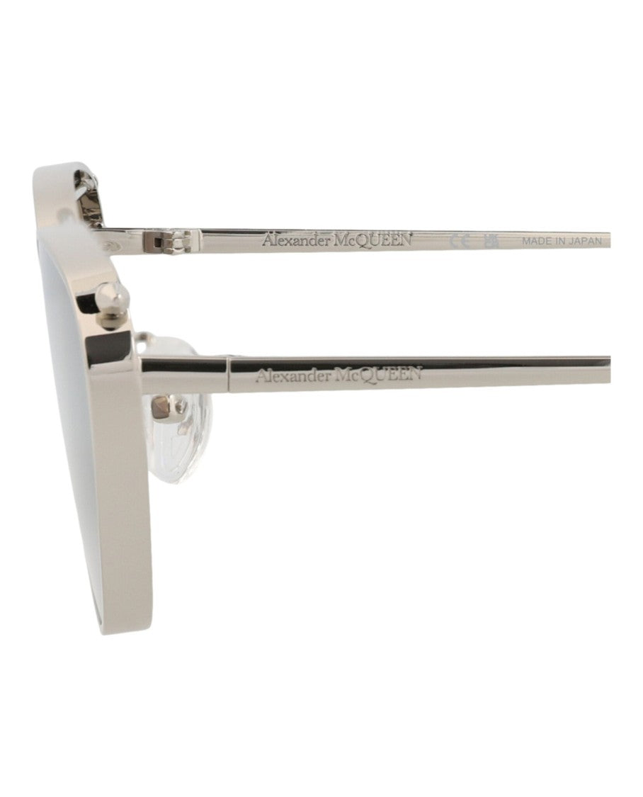 Alexander Mcqueen Cat Eye-Frame Metal Sunglasses