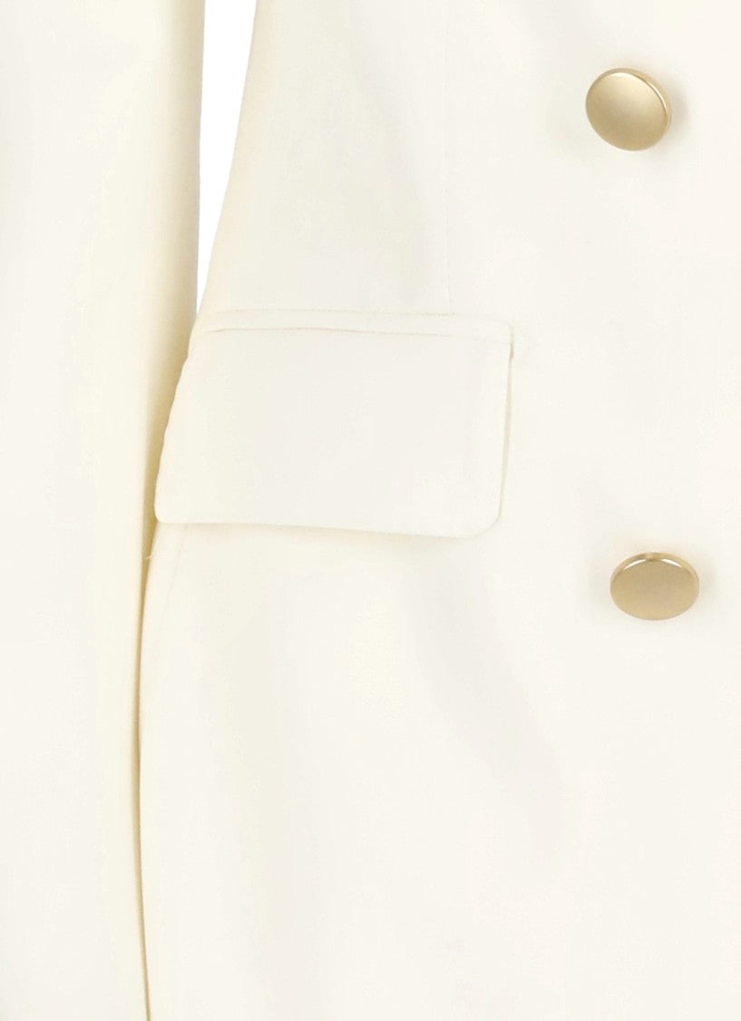 Tagliatore Ivory J-Parigi Double-Breasted Blazer