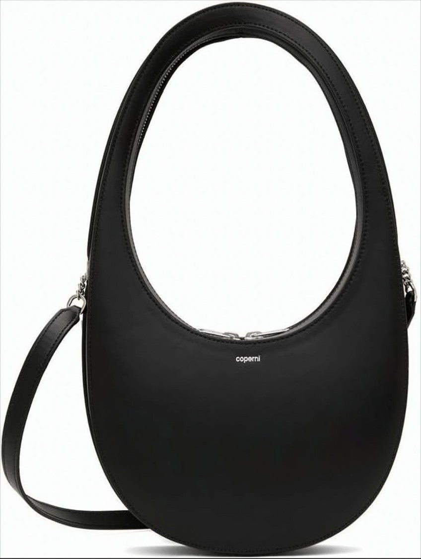 Coperni Rounded Calf Leather Shoulder Bag