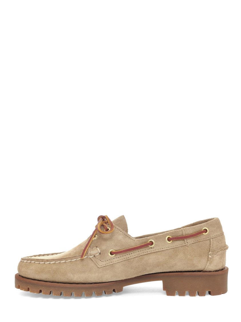 Sebago Moccasin-Style Flat Shoes With Lace Detail