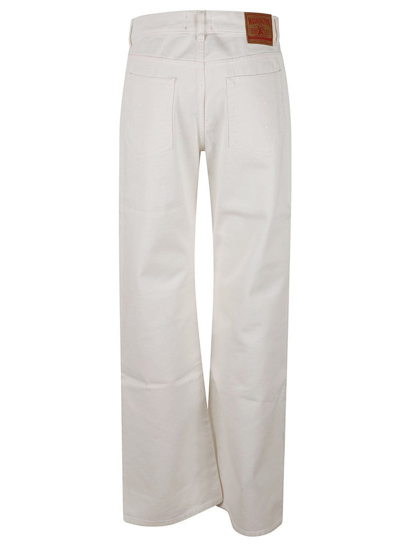 Washington High-Waisted Straight-Leg Jeans With Five-Pocket Design