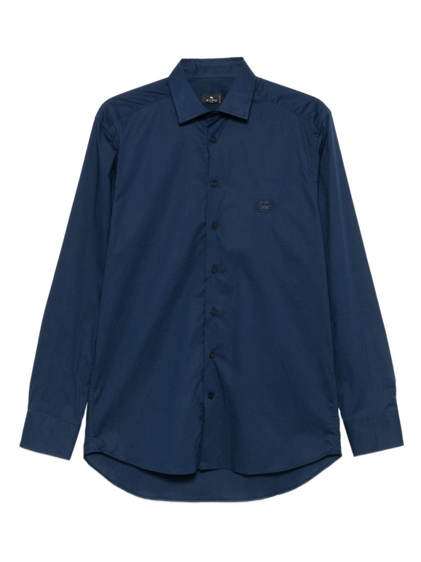 Etro Long-Sleeved Tailored Shirt With Classic Collar