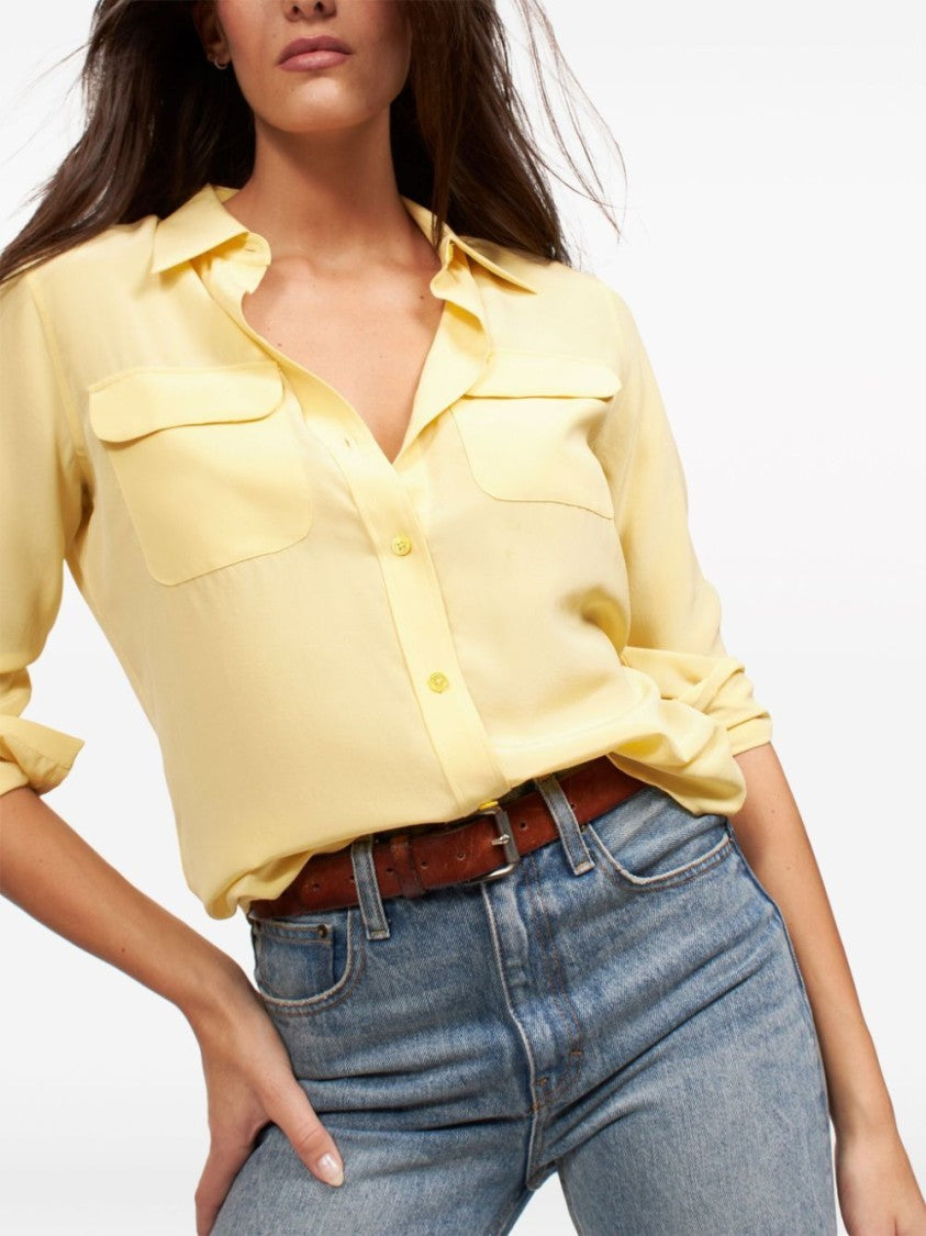 Equipment `Slim Signature` Long Sleeve Shirt