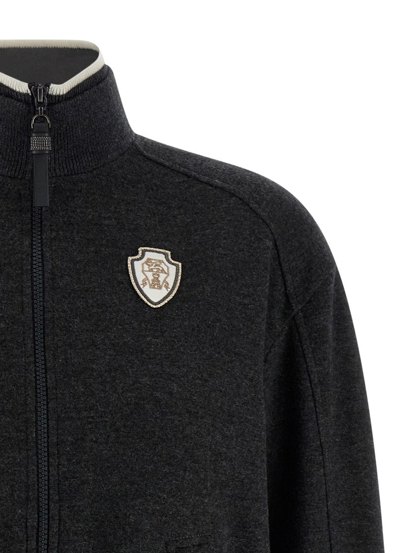Brunello Cucinelli Heraldic Coat Of Arms Sweatshirt