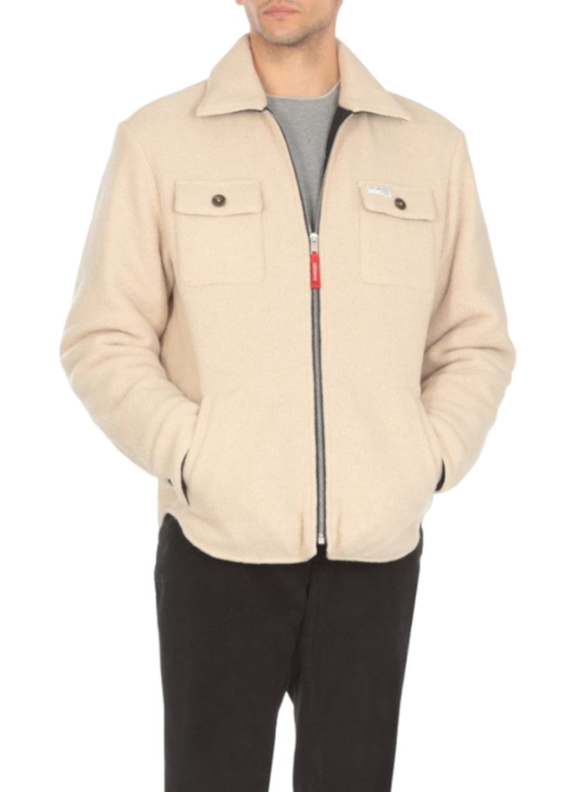 Fay Men's Casual Jacket With Textured Fabric