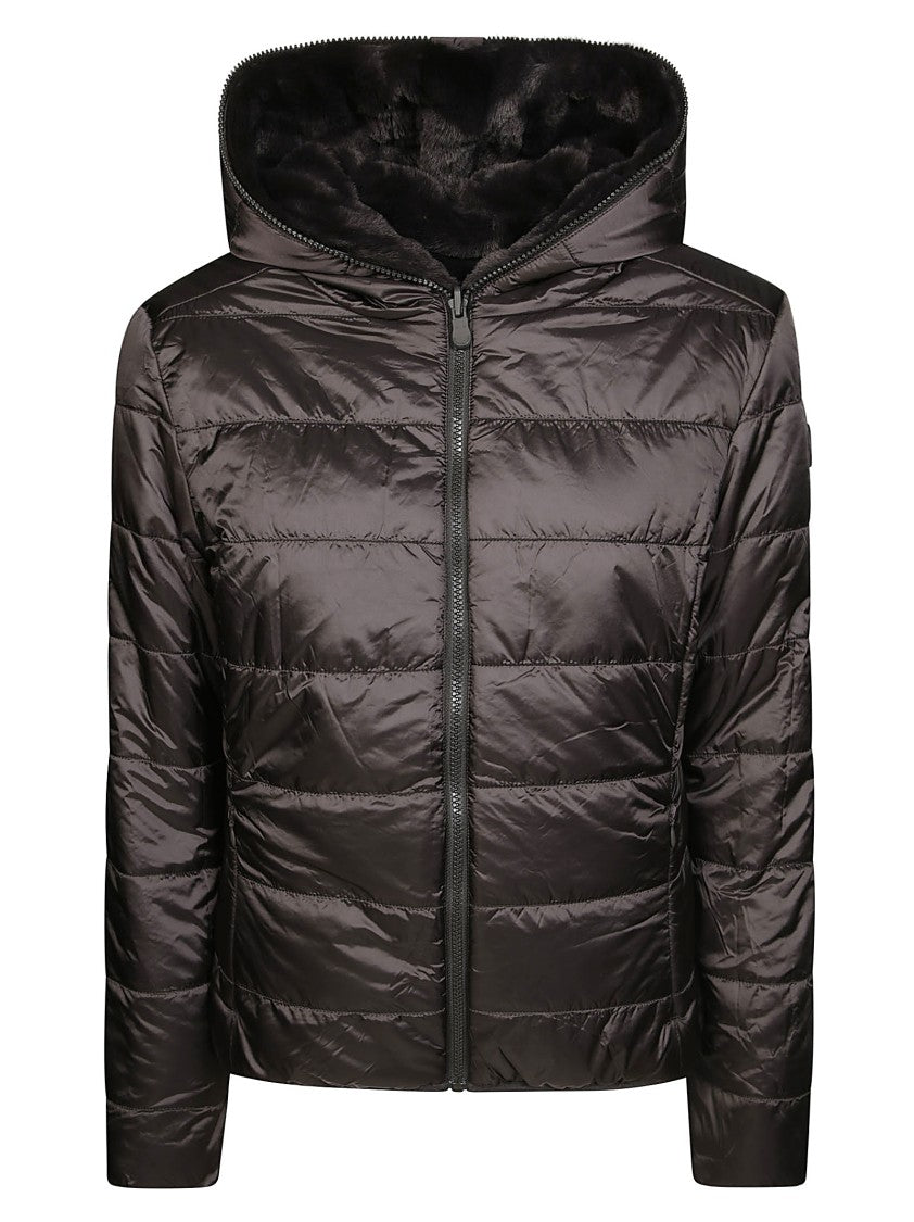 Save The Duck Cropped Reversible Jacket