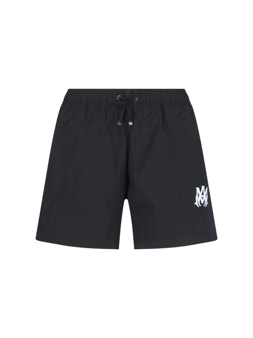 Amiri "Logo Swimwear" – Black