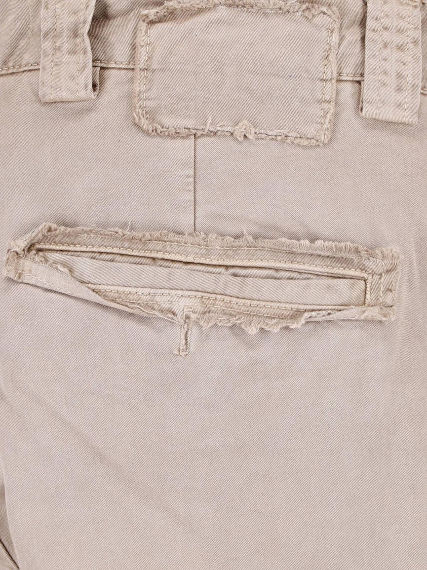 Mfpen Beige Commission Cotton Straight Trousers