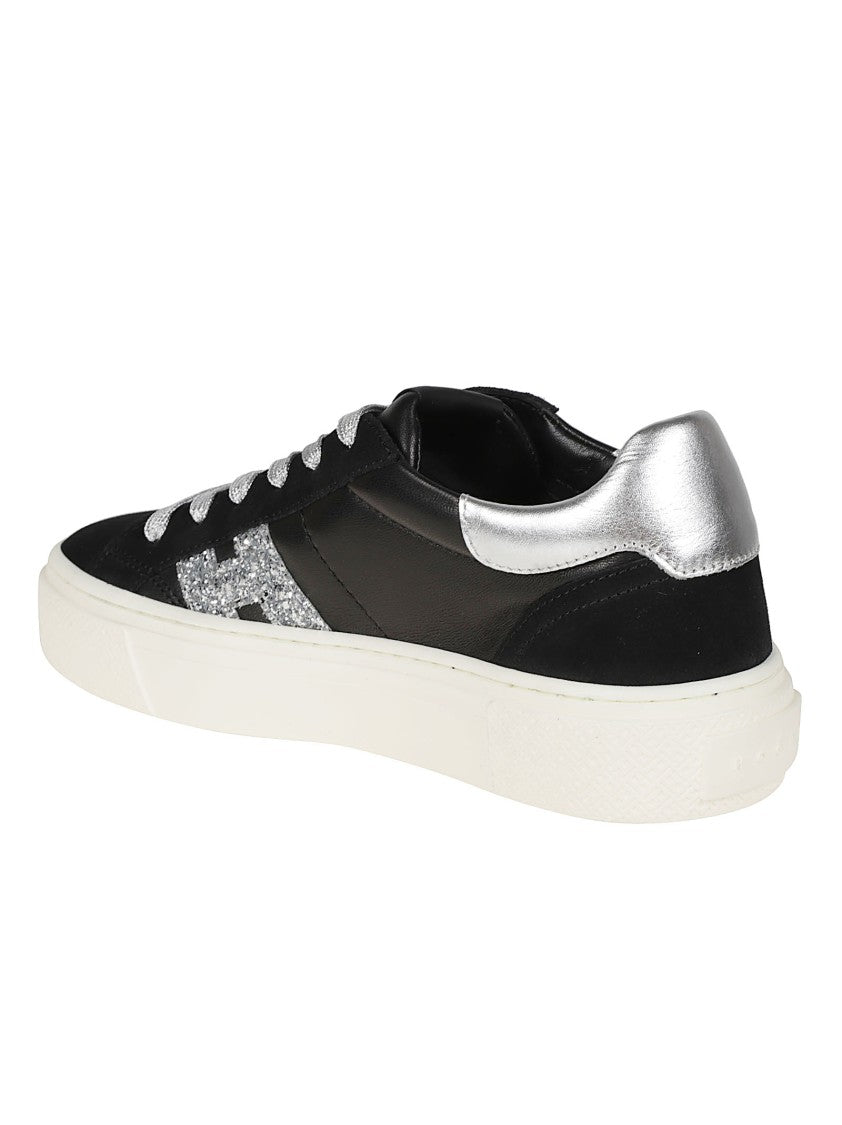 Hogan H705 Metallic Mutton Leather Sneakers