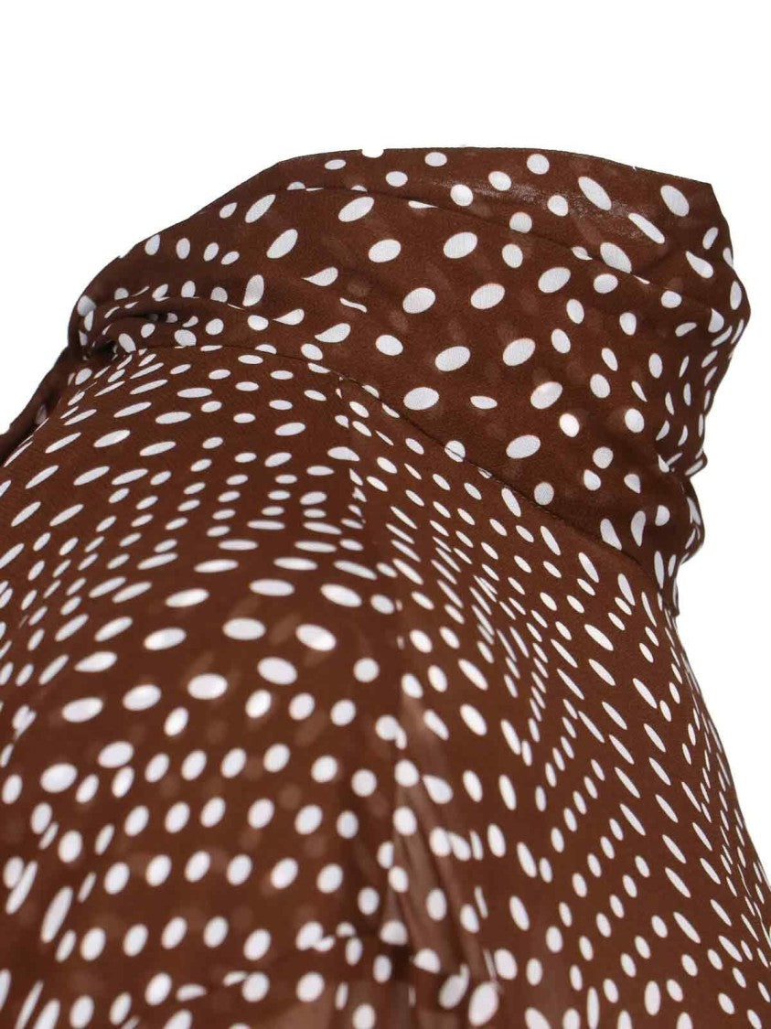 Dries Van Noten Sheer Blouse – Brown