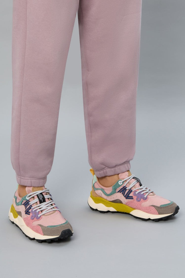 Flower Mountain Multi-Layered Sneakers With Pastel Overlays And Chunky Sole
