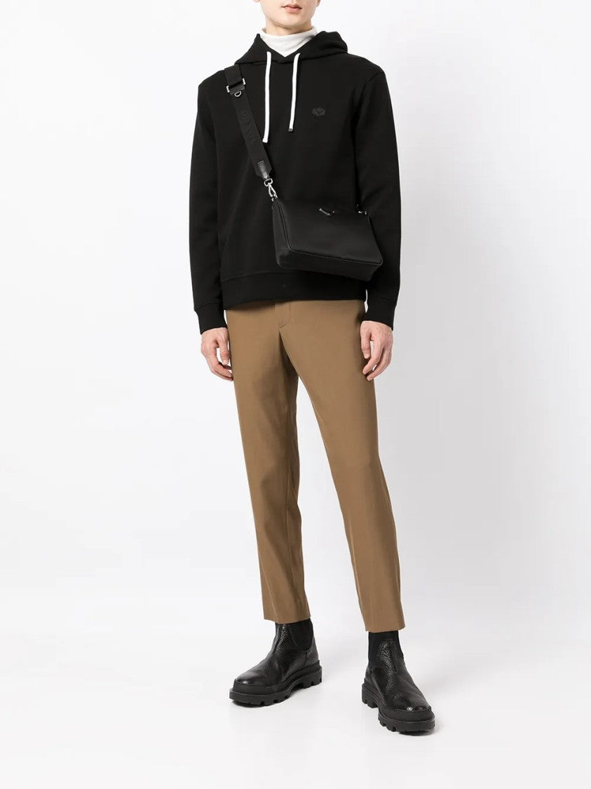 Emporio Armani Black Relaxed Fit Hoodie