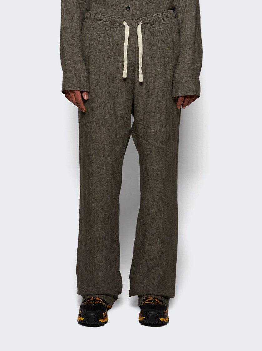 Palm Angels Monogram Cozy Pants Military Grey