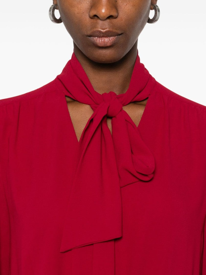 Liu Jo Mini Dress With Tied Neckline