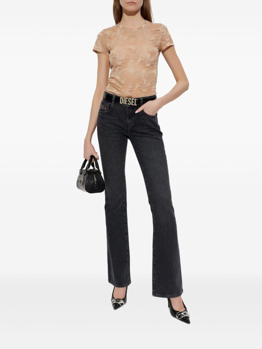 Diesel Classic Flared Jeans With Five-Pocket Design