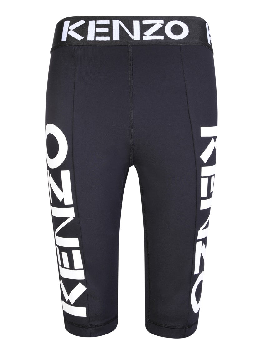 Kenzo Blue Knee-High Shorts