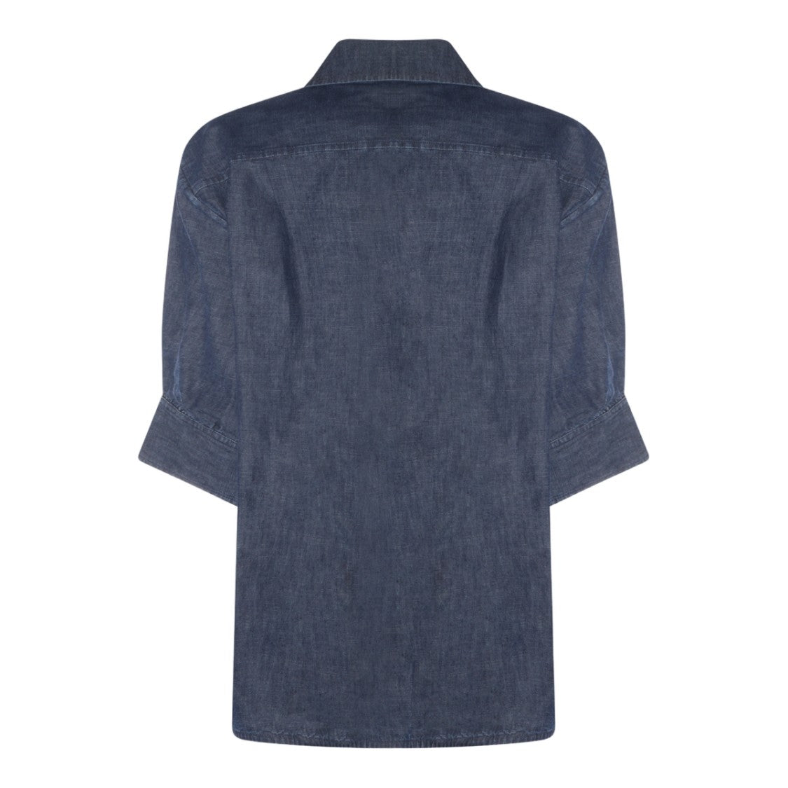 Jil Sander Structured Blue Shirt With Button-Down Front