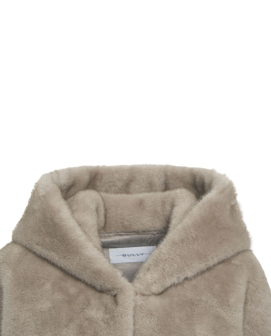 Bully Oversized Synthetic Fur Coat With Hood