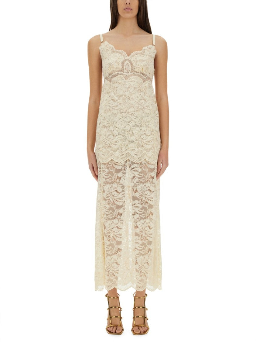 Rabanne Floral Lace Maxi Dress