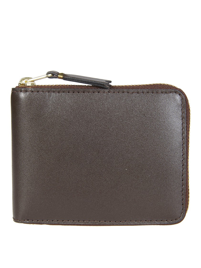 Comme Des Garçons Smooth Brown Classic Leather Line Wallet
