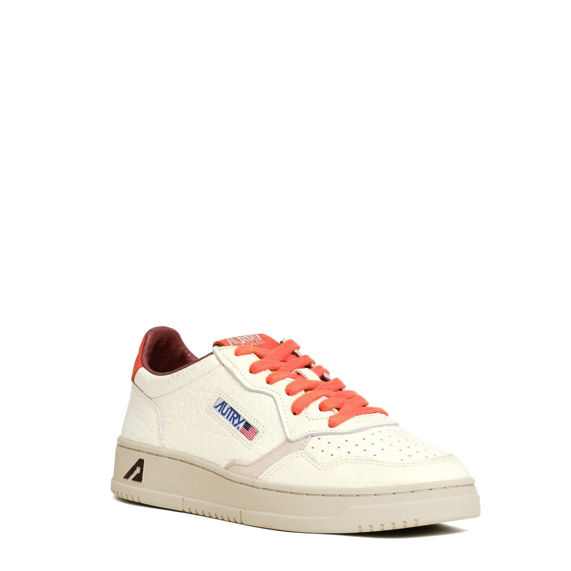 Autry Elephant Zucca Medalist Low Leather Sneakers