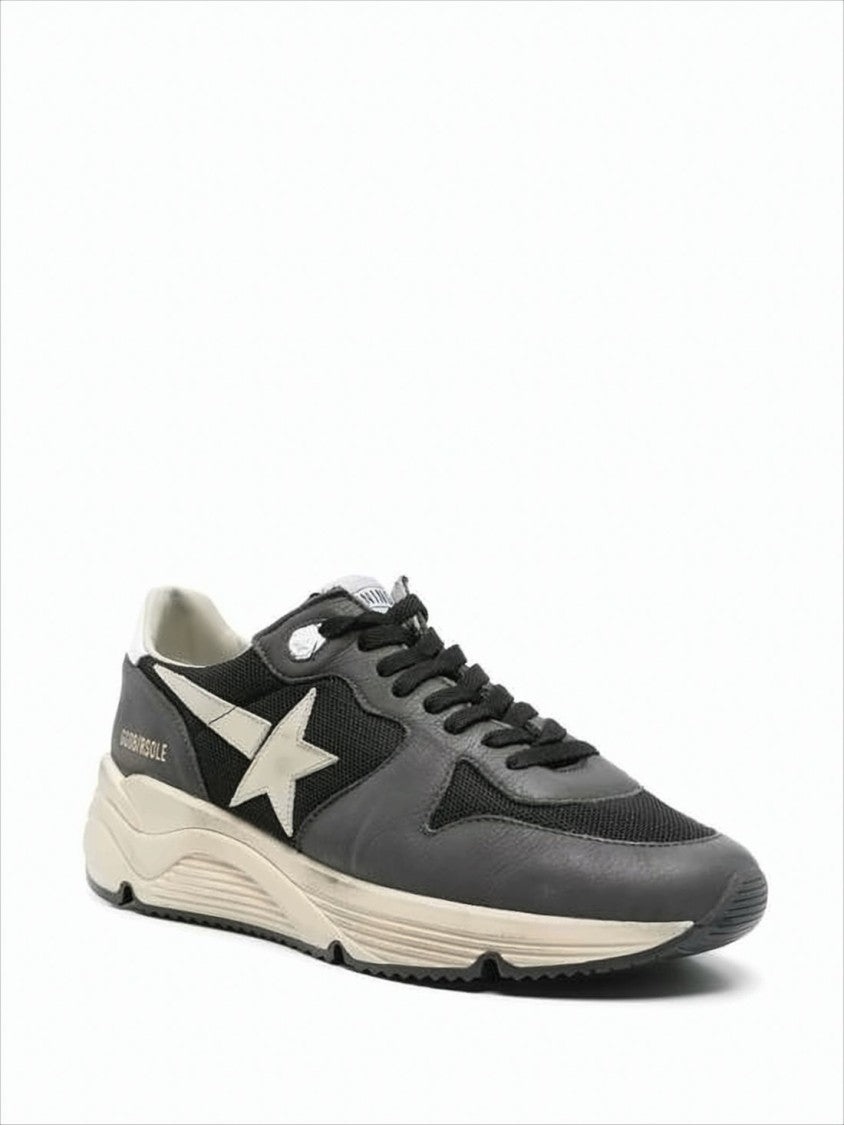 Golden Goose Chunky Sole Sneakers With Off-White Accents