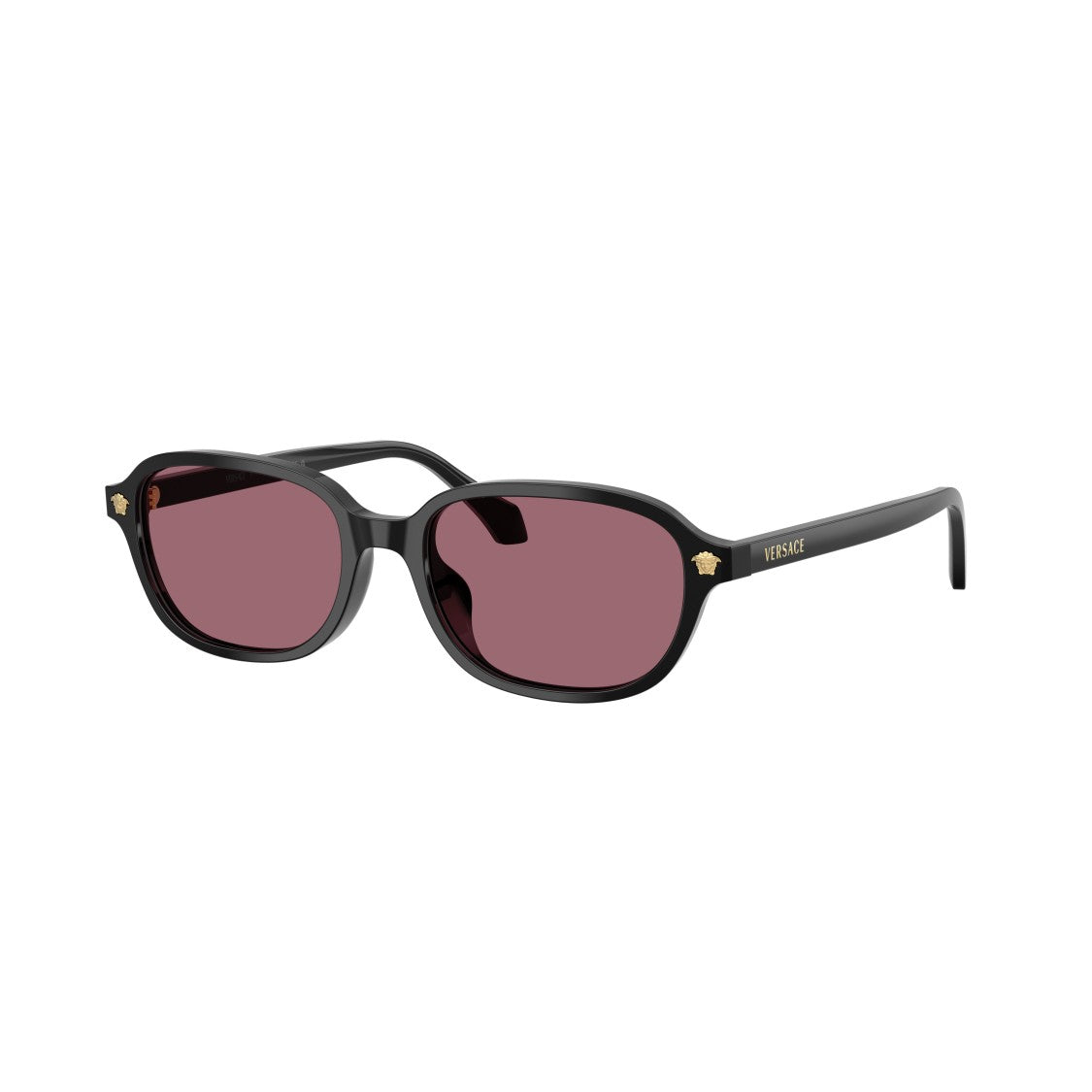 Versace 0Ve4514d Rectangular Black Acetate Sunglasses