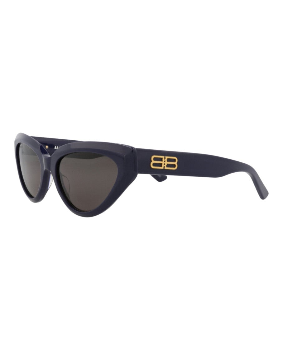 Balenciaga Cat Eye-Frame Recycled Acetate Sunglasses With Gold-Tone Logo