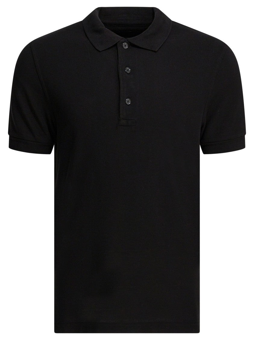 Tom Ford Lyocell Pique Polo Shirt