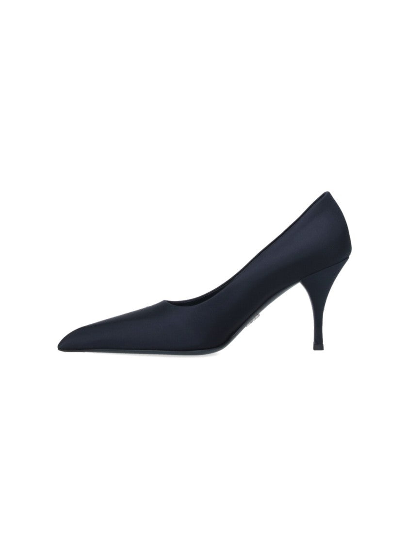 Prada Logo Pumps – Blue
